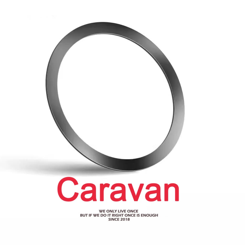 Caravan Crew Magsafe ring วงแหวนโลหะ  ใช้งานกับแม่เหล็ก สำหรับติดสมาร์ทโฟน สำหรับชาร์จไร้สาย