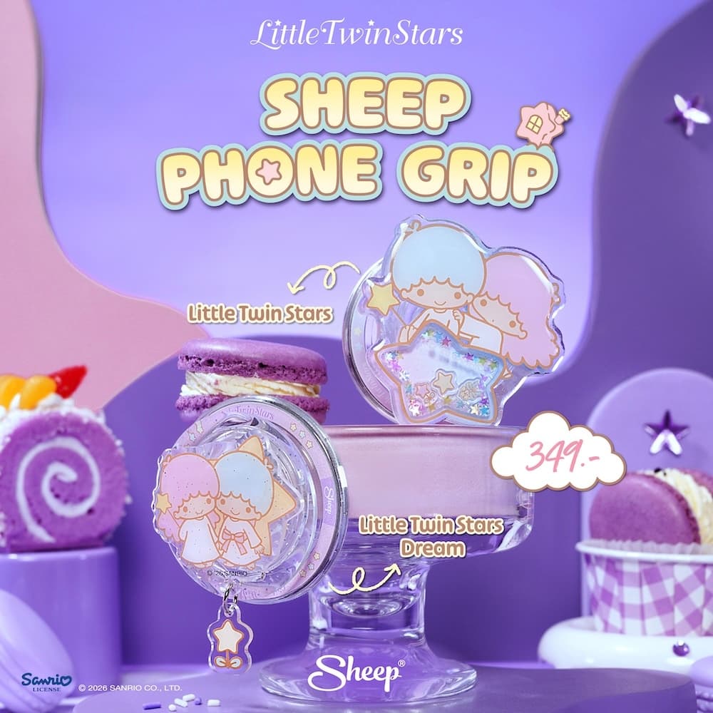 [Griptok MS Cinnamoroll] Cinnamoroll Collection Griptok MS แบบแม่เหล็กสำหรับเคสมือถือที่มีแม่เหล็กทุกรุ่น  ติดแน่นไม่ตก